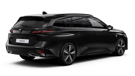 Peugeot 308 Hybrid Zwart