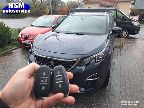 Peugeot Sleutel met Afstandsbediening