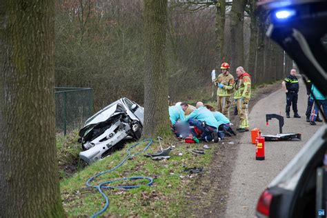 Politie bij een verkeersongeval