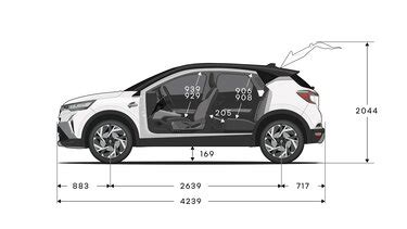 Renault Captur Afmetingen