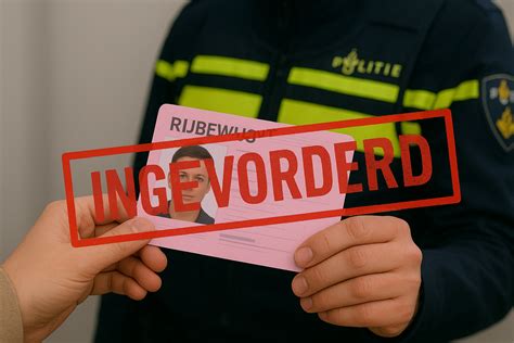 Rijbewijs Ingevorderd