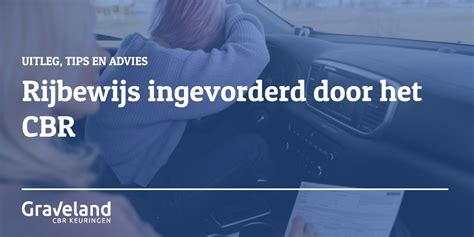 Rijbewijs Ingorderd Door CBR Procedure