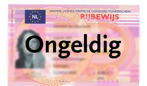 Rijbewijs ongeldig verklaren