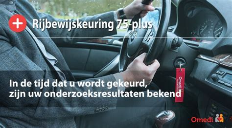 Rijbewijskeuring 75 plus
