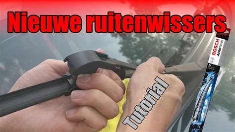 Ruitenwisser vervangen