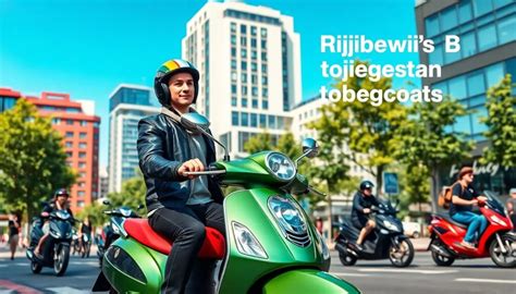Scooter Rijden in de Stad