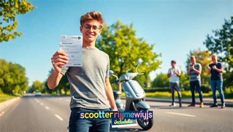 Scooter rijbewijs halen