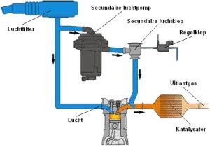 Secundaire luchtpomp schema