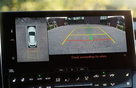 Toyota Parking Assist Display