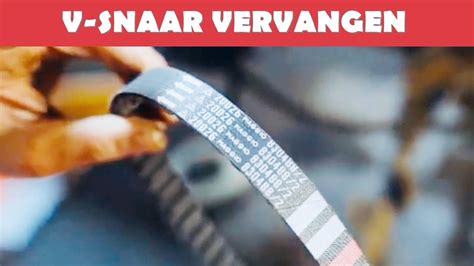 V-snaar vervangen