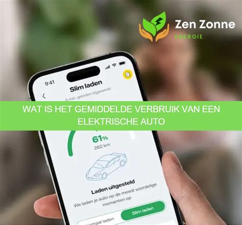 Verbruik elektrische auto