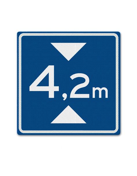 Verkeersbord maximale hoogte