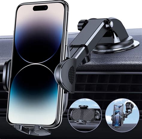 Verschillende soorten telefoonhouders voor de auto