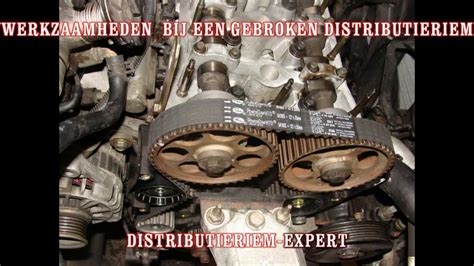Versleten distributieriem