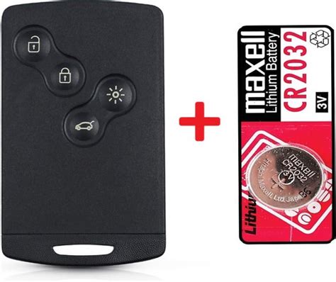 Vervangen batterij Renault sleutel