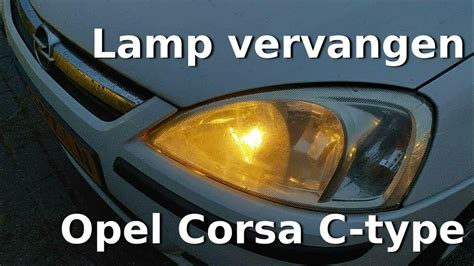 Vervangen lampje Opel Corsa