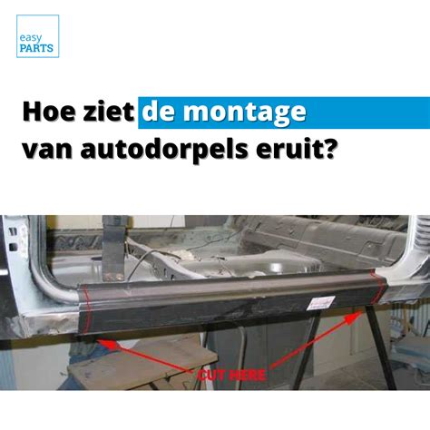 Vervangen van een autodeur dorpel