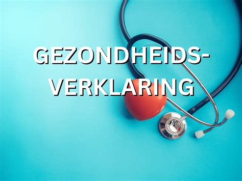 Video over gezondheidsverklaring