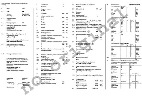 Voorbeeld van een CVO