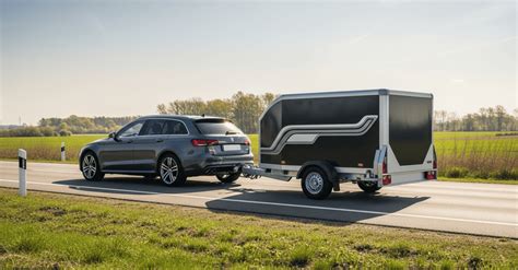 Voorbeeld van een auto met aanhanger