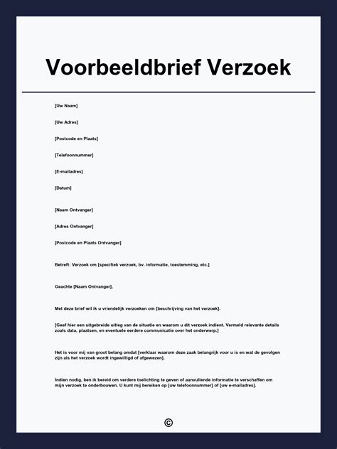 Voorbeeldbrief reparatieverzoek