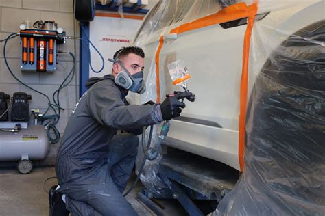 Voorbereiding auto spuiten