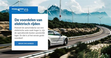 Voordelen elektrische auto