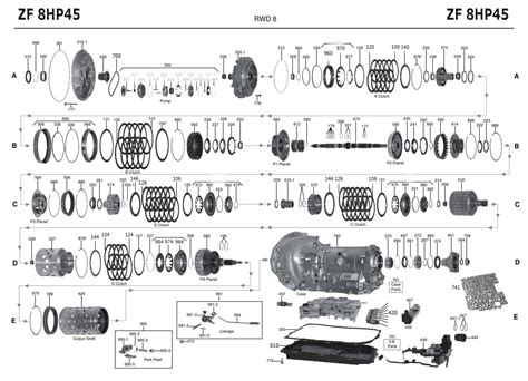 ZF8HP exploded view