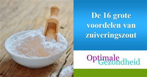 Zuiveringszout gebruiken