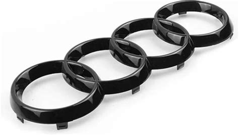 Zwarte Audi Logo's